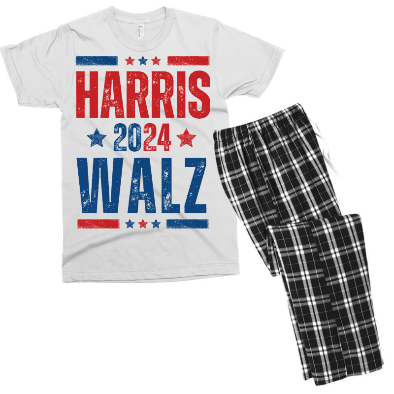 Kamala Harris 2024 Walz Men's T-shirt Pajama Set | Artistshot