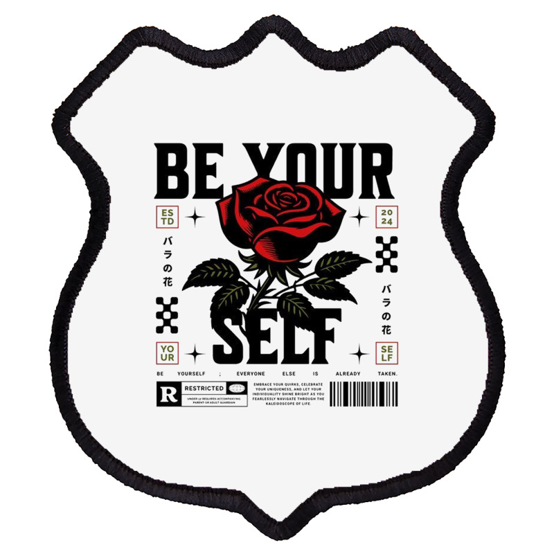 Be Your Self Shield Patch | Artistshot