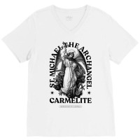 Carmelite V-neck Tee | Artistshot