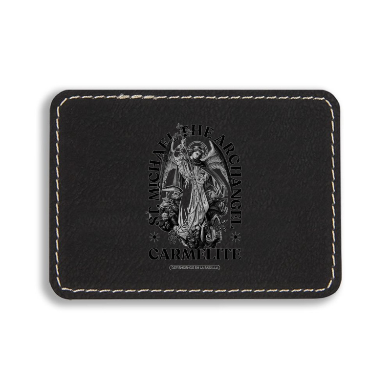 Carmelite Rectangle  Leatherette Patch | Artistshot