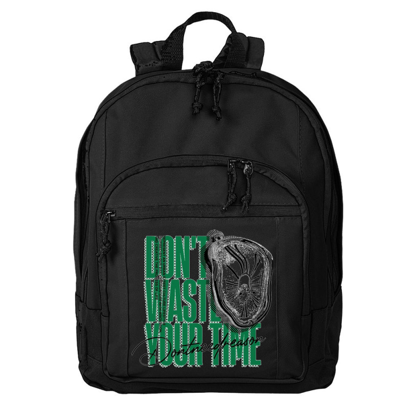 Don't Waste Your Time Basic Backpack | Artistshot