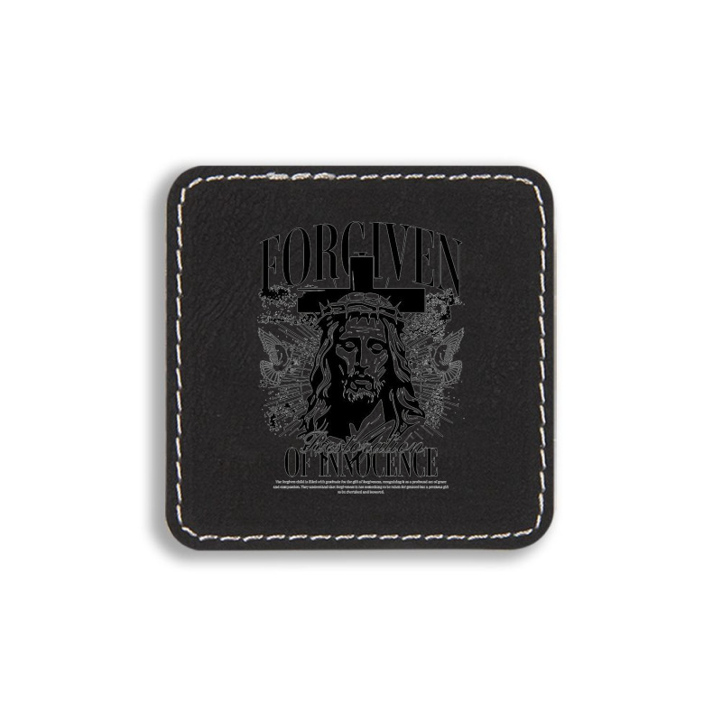 Forgiven Square Leatherette Patch | Artistshot