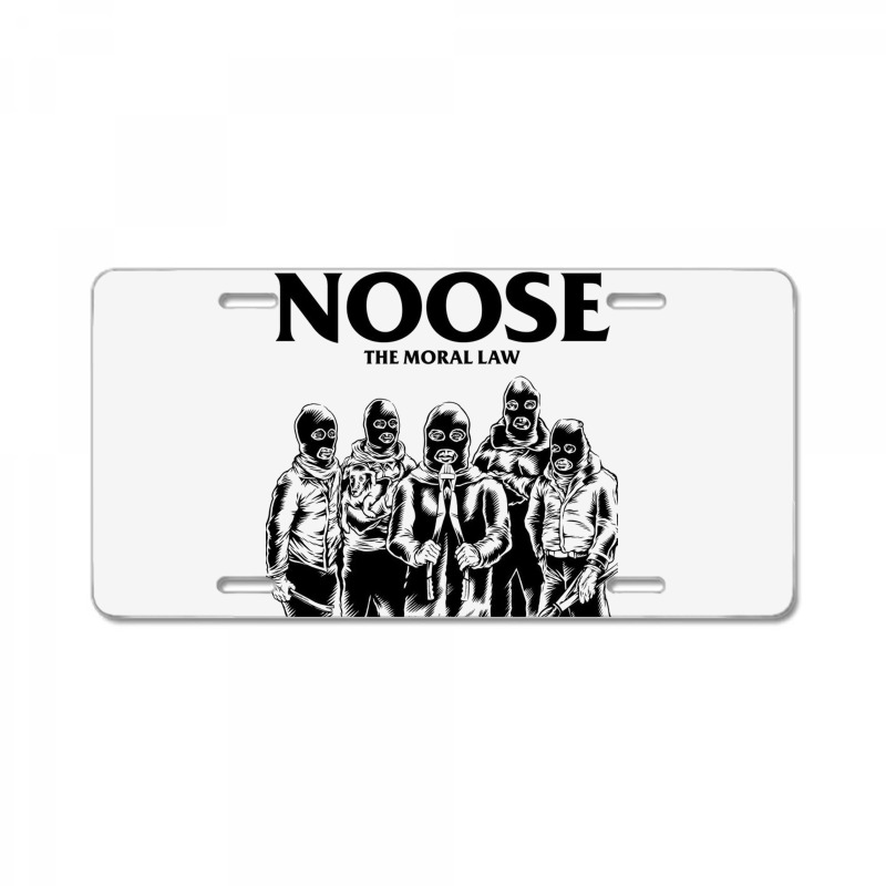 Noose The Moral Law License Plate | Artistshot