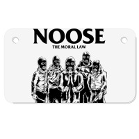 Noose The Moral Law Motorcycle License Plate | Artistshot