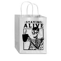 Staying Alive Cub Paper Bag - 8 X 4 1/2 X 10 1/4 | Artistshot