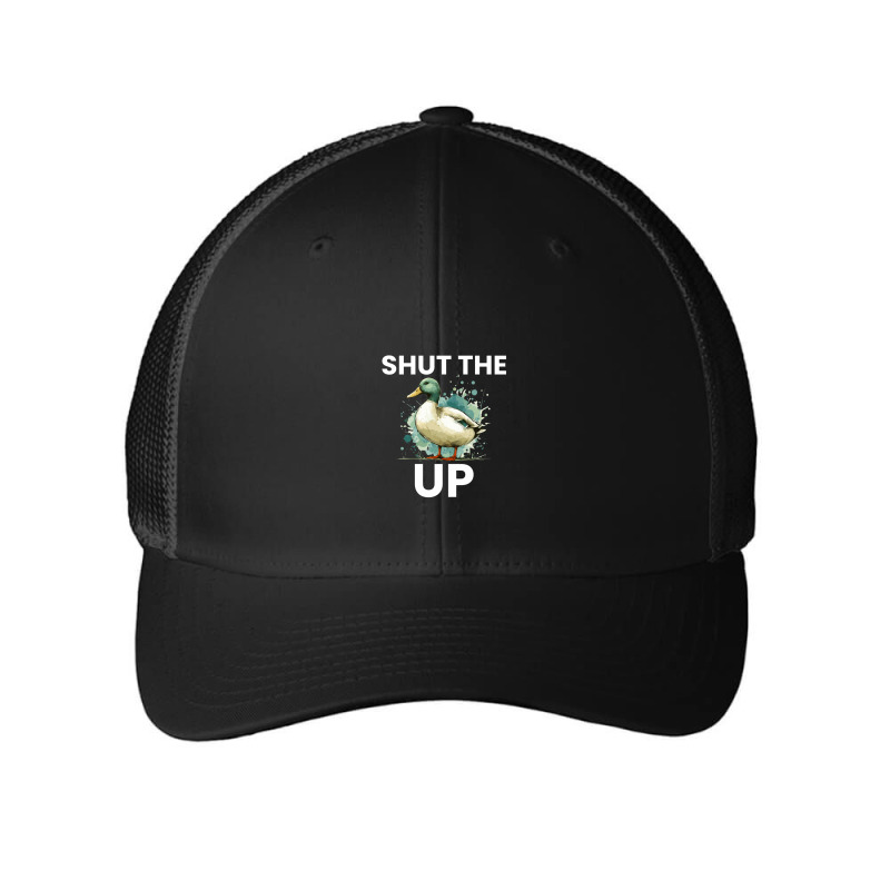 Shut The Duck Up Mesh cap by Teresa Simmons | Artistshot