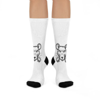 Funny Rat Crew Socks | Artistshot