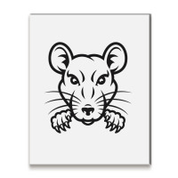 Funny Rat Metal Print Vertical | Artistshot