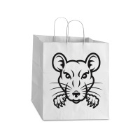 Funny Rat Take Out Paper Bag - 14 X 10 X 15 1/2 | Artistshot