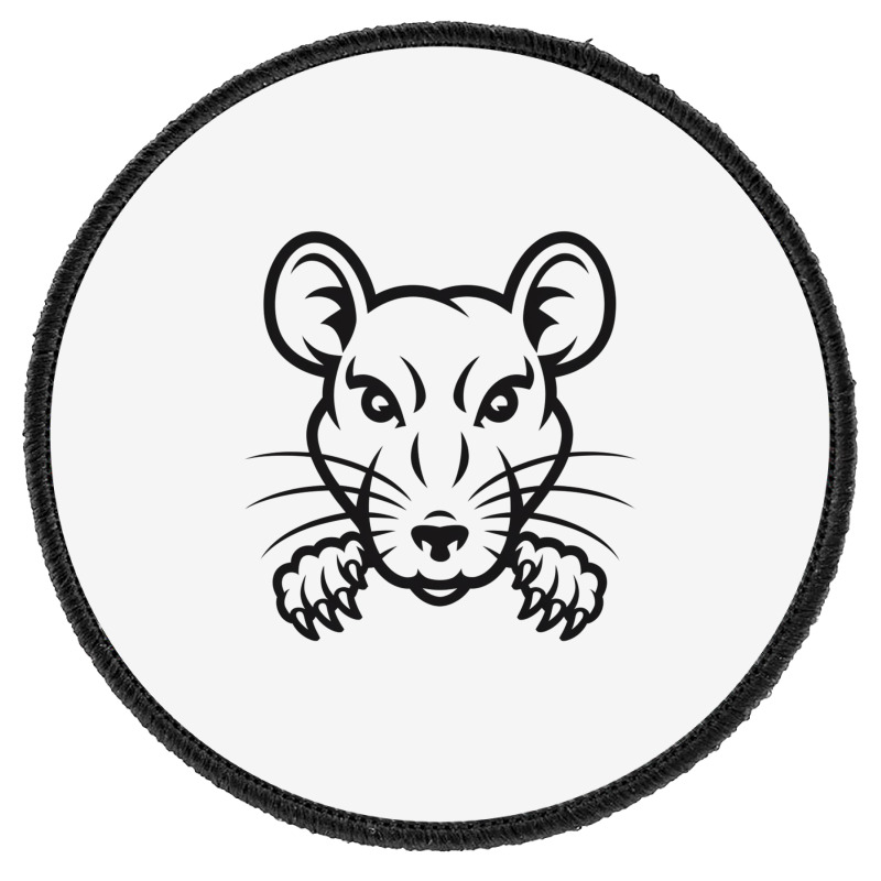 Funny Rat Round Patch | Artistshot