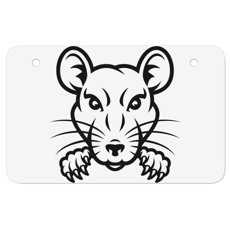 Funny Rat Atv License Plate | Artistshot