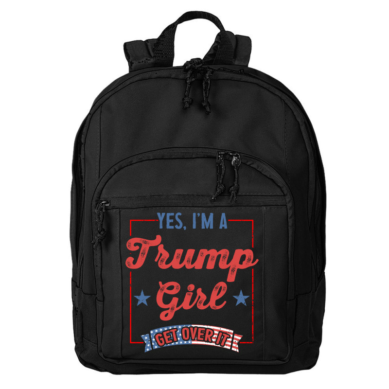 Yes I Am A Trump Girl 2 Basic Backpack | Artistshot