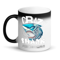 Crazy Shark Magic Mug | Artistshot