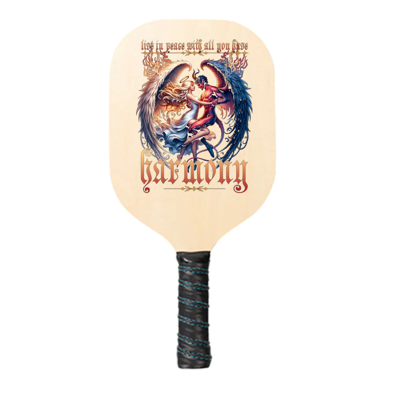 Dancing Angel And Devil Pickleball Paddle | Artistshot