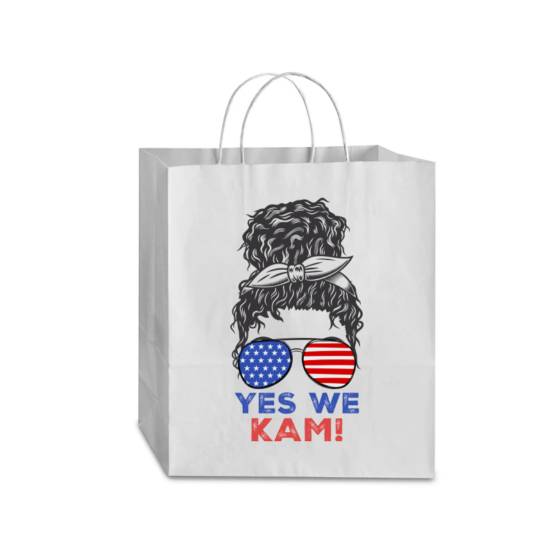 Kamala Yes We Kam American Woman Traveler Paper Bag -13 X 6 X 15 3/4 | Artistshot