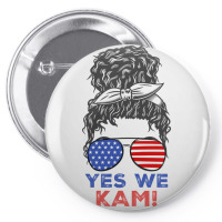 Kamala Yes We Kam American Woman Pin-back Button | Artistshot