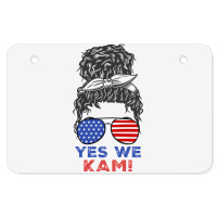 Kamala Yes We Kam American Woman Atv License Plate | Artistshot