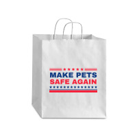 Make Pets Safe Again Trump Debie Paper Bag - 10 X 5 X 13 | Artistshot