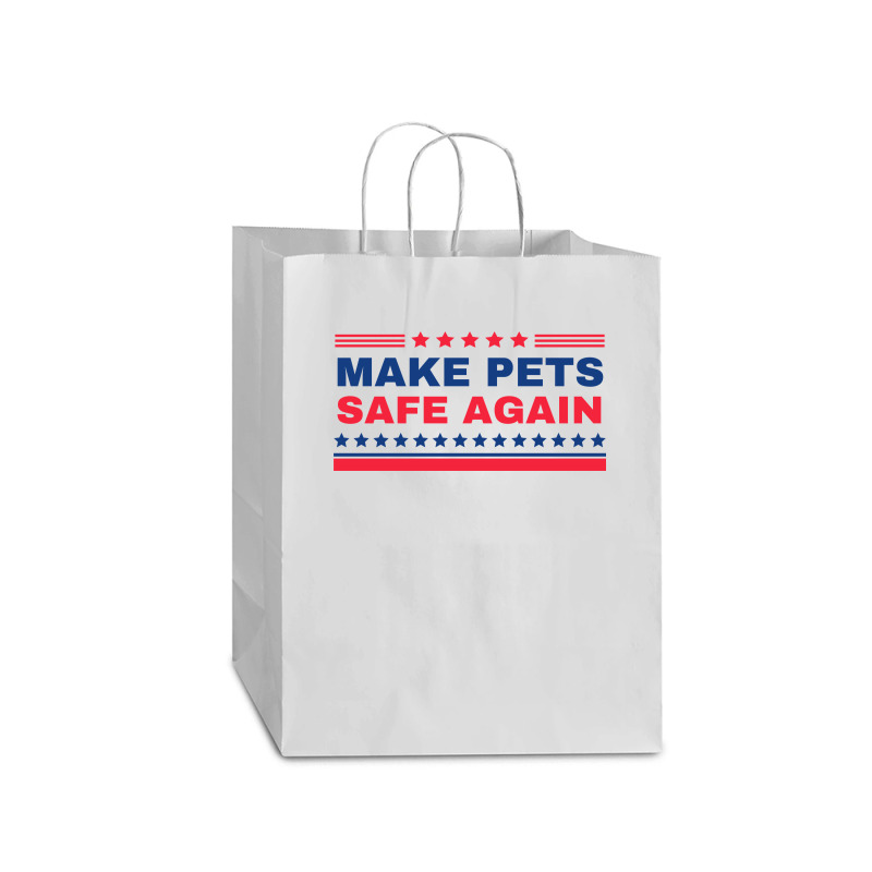 Make Pets Safe Again Trump Mart Paper Bag -13 X 7 X 17 | Artistshot