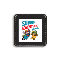 Super Adventure Bros Square Leatherette Patch | Artistshot