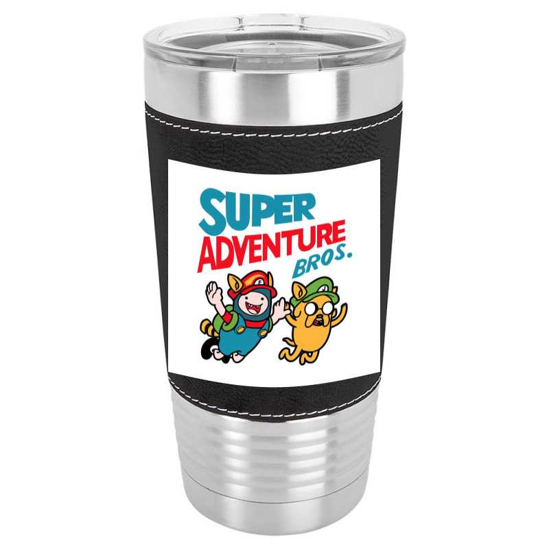 Super Adventure Bros Leatherette Tumbler | Artistshot