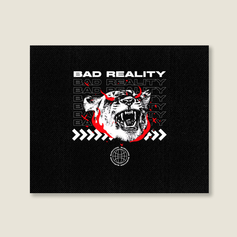 Bad Reality Landscape Canvas Print | Artistshot