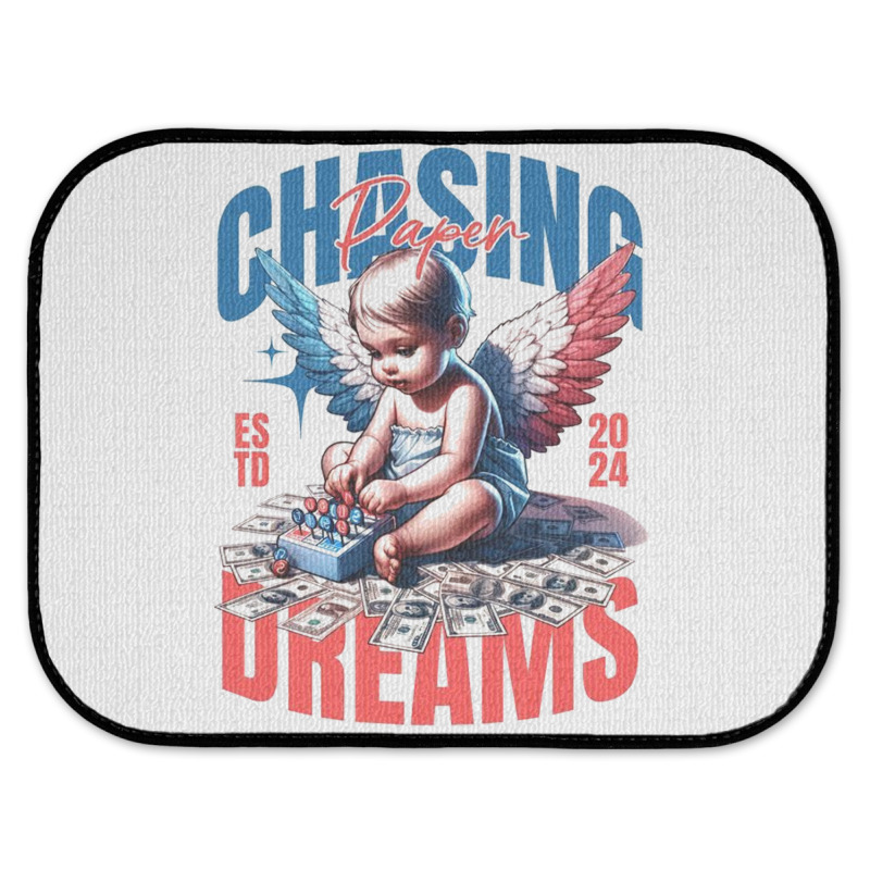 Chasing Paper Dreams Rear Car Mat | Artistshot