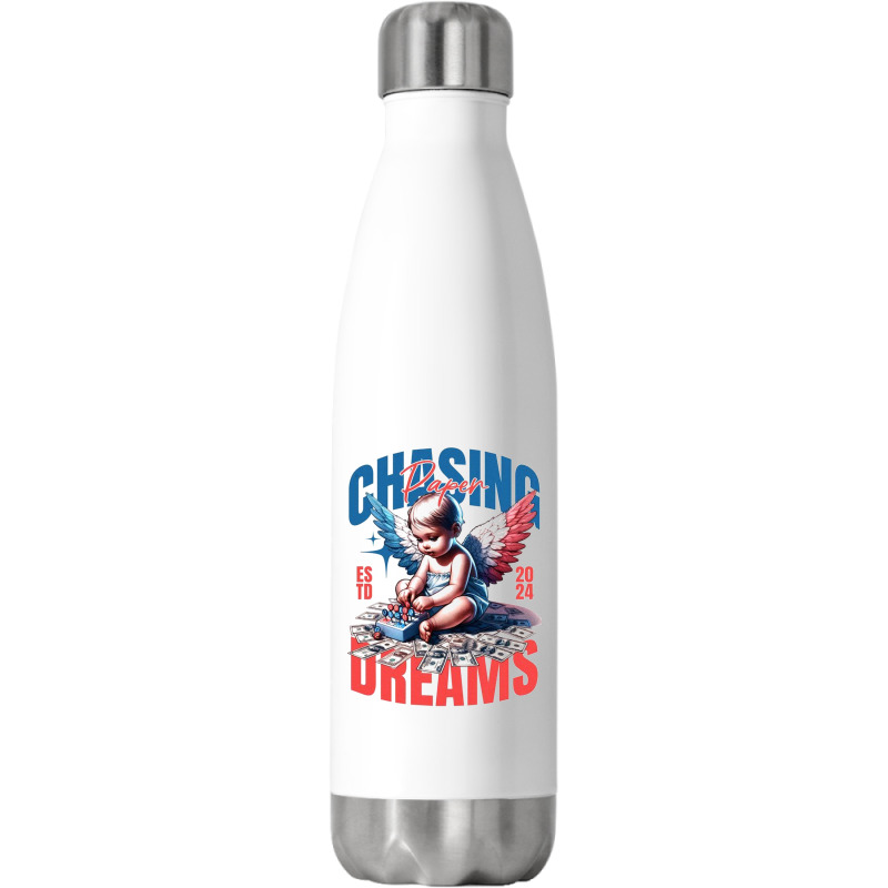 Chasing Paper Dreams Stainless Steel Water Bottle | Artistshot