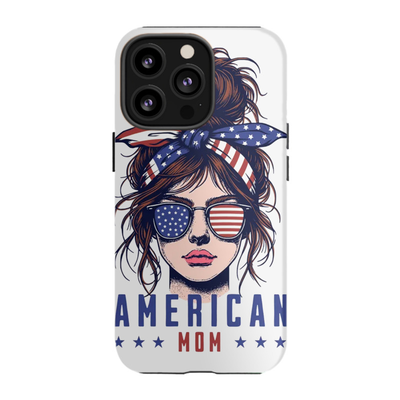 Messy Bun Hair American Flag Iphone 13 Pro Case | Artistshot