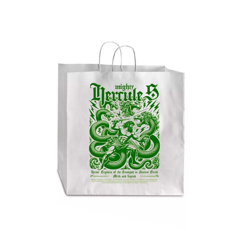 Mighty Hercules Jumbo Paper Bag - 18 X 7 X 18 3/4 | Artistshot