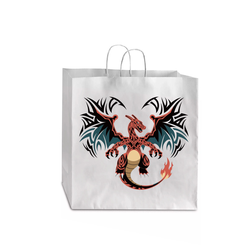 Dragon Rebellion Jumbo Paper Bag - 18 X 7 X 18 3/4 | Artistshot