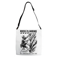 Rock Climbing Extreme Sports Adjustable Strap Totes | Artistshot