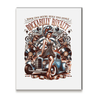 Rockabilly Royalty Metal Print Vertical | Artistshot