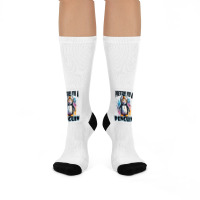 Funny Penguin Crew Socks | Artistshot