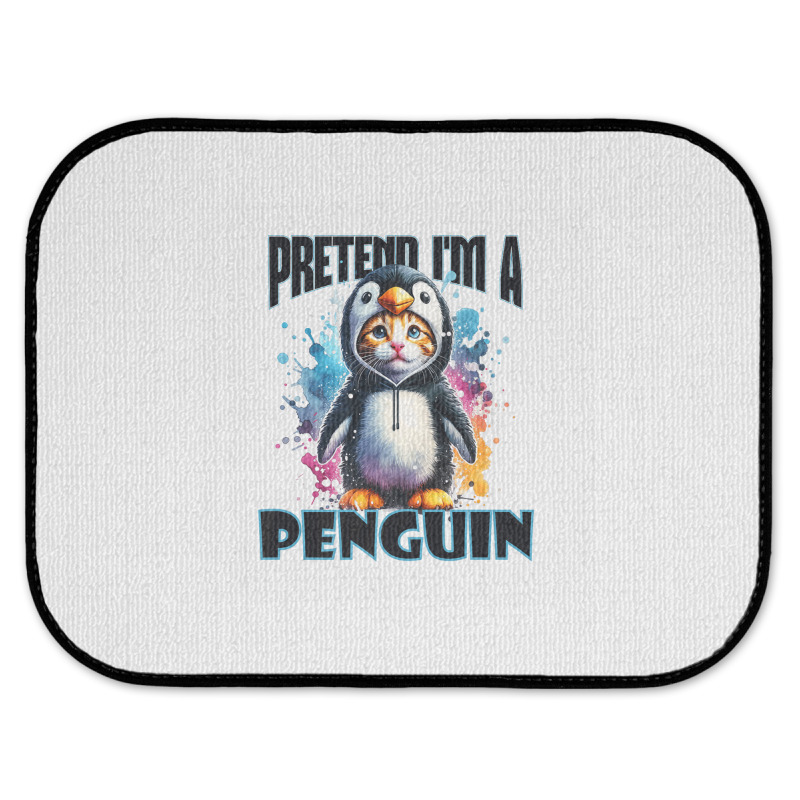 Funny Penguin Rear Car Mat | Artistshot