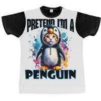 Funny Penguin Graphic T-shirt | Artistshot