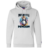 Funny Penguin Champion Hoodie | Artistshot