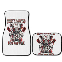 Scary Haunted Teddy Halloween Full Set Car Mats | Artistshot