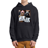 Cat Lives Matter Dog Lives Matter Trump 2024 Cats Urban Pullover Hoodie | Artistshot