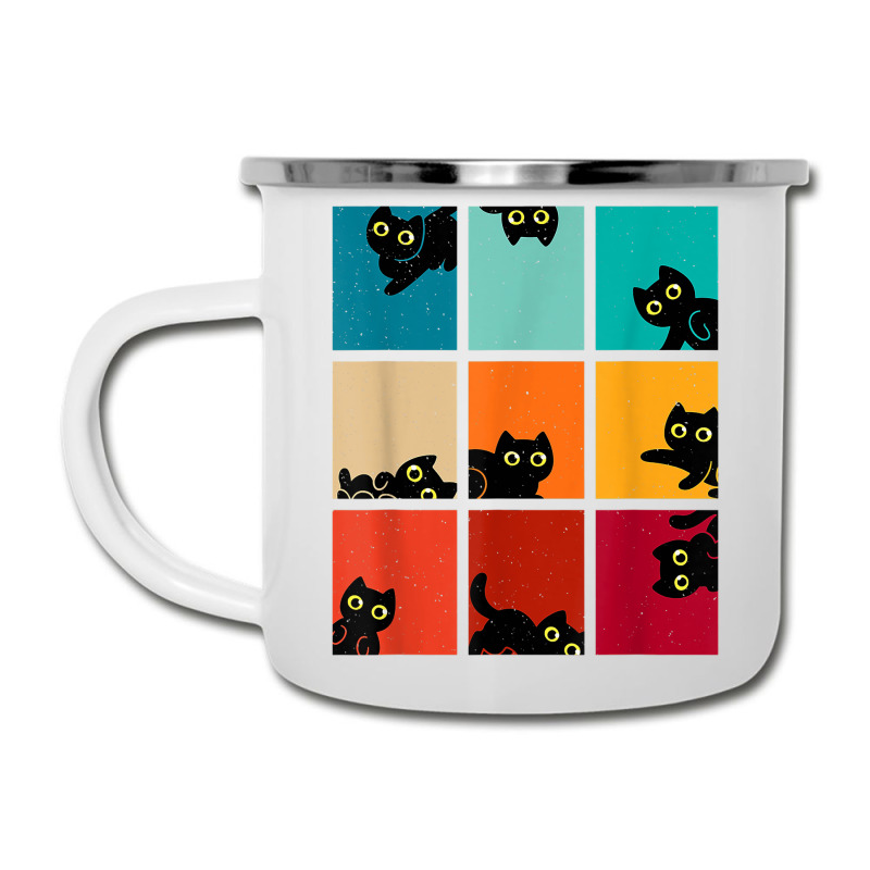 Funny Cat Kitten Meme Vintage Sunset Camper Cup | Artistshot