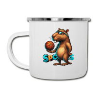 Capybara Basketball Animal Camper Cup | Artistshot