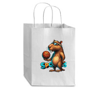 Capybara Basketball Animal Cub Paper Bag - 8 X 4 1/2 X 10 1/4 | Artistshot