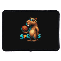 Capybara Basketball Animal Rectangle Patch | Artistshot