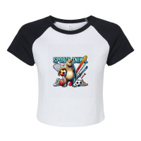 Capybara Sports Animal Raglan Crop Top | Artistshot