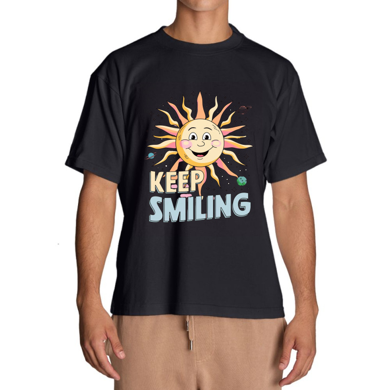 Keep Smiling Urban Heavy T-shirt | Artistshot