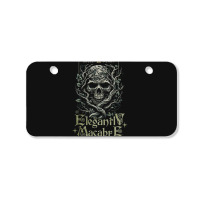 Gothic Plant Skull Bicycle License Plate | Artistshot