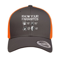 Know Your Parasites Tick Biden On Back Classic Retro Trucker Cap | Artistshot