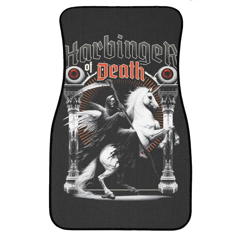 Harbinger Of Death Front Car Mat | Artistshot