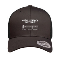 Music Literacy Matters I Like To Eat Puppies  (1) Retro Trucker Cap | Artistshot