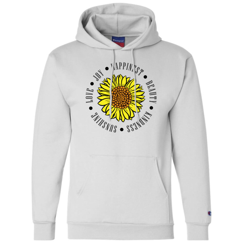 Sunflower Quotes Champion Hoodie | Artistshot